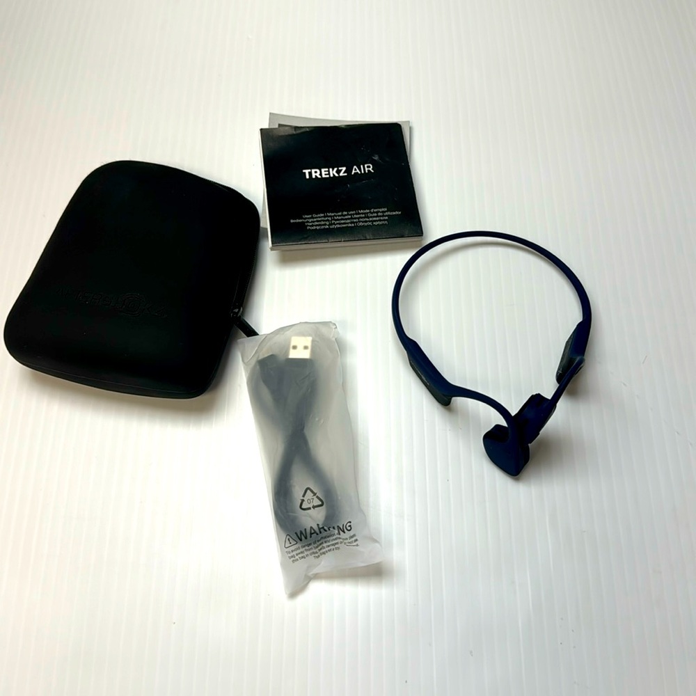 Aftershockz Trekz Air Bluetooth Headphones never used